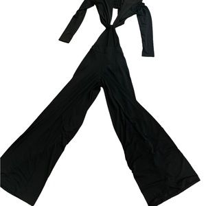 Monica Ocejo Black Jumpsuit- UNREAL! In the style of Bob Mackie- MOB WIFE VIBES!
